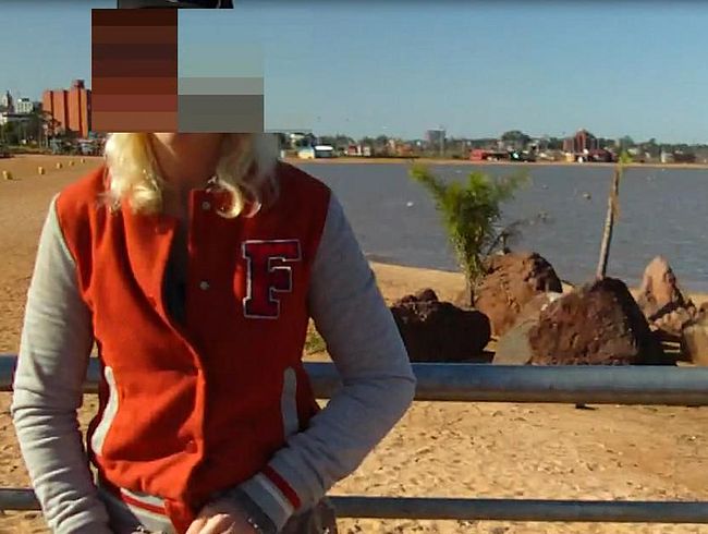 Public pi** an der Grenze zu Argentinien