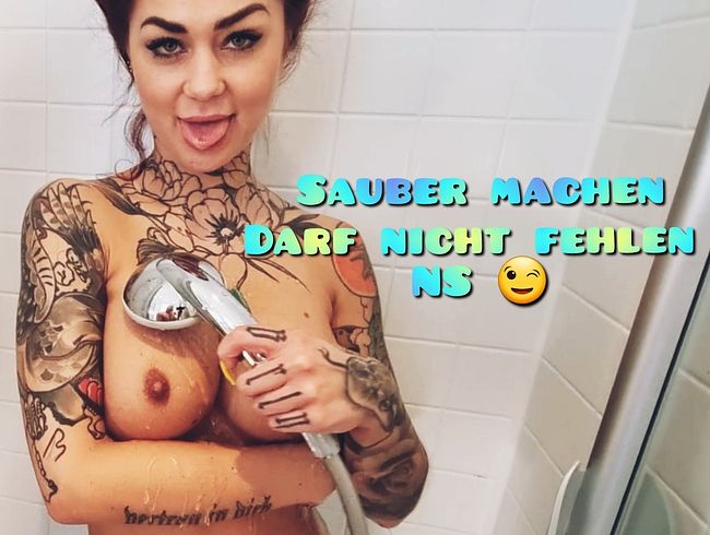 Sauber machen darf nicht Fehlen. Natürlich mit NS...
