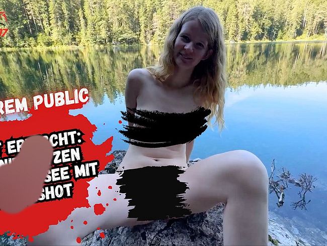 Riskanter Public fi** am Eibsee mit Mega Cum***t!