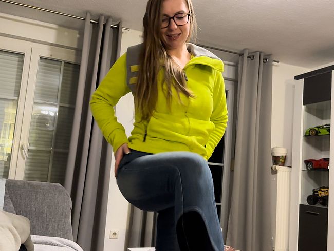 ULTRA geil gevög**t in NEUER Reithose