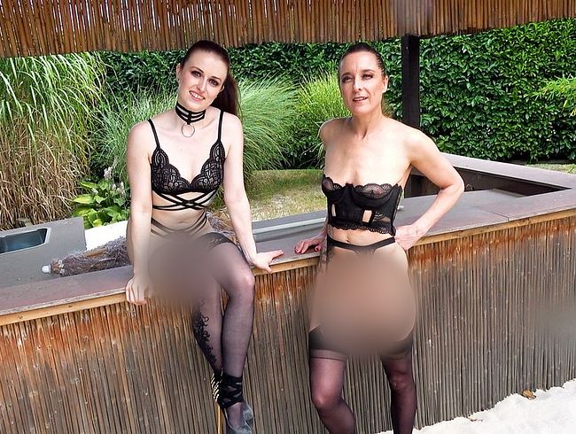 Alexa & Sofie – Outdoor Gangba*g an der Beachbar