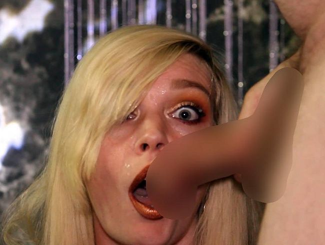 sper*a auf meine metallischen Lippen. Sechs Ladungen
