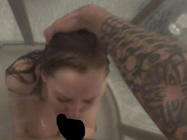 Unter der Dusche...
