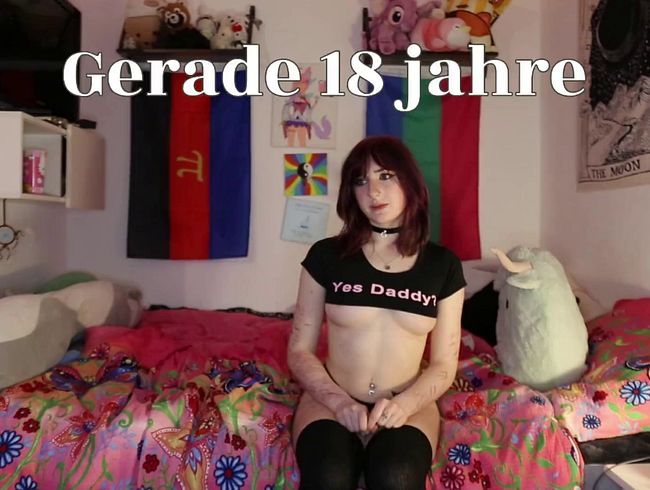 18 Jährige bekommt ihre ersten AO fi** vor der Kamera