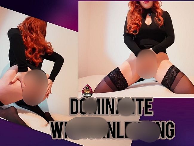 OMG Meine erste dominante wi**sanleitung! Nimm deinen schw**z und mach es dir selbst.
