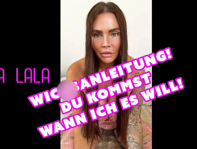 Du wi**st heute wie ich es will!