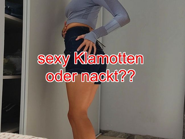 Ist mein Aussehen zu verdorben für einen Spaziergang durch die Stadt? Sehen Sie, was unter der Kleidung ist!