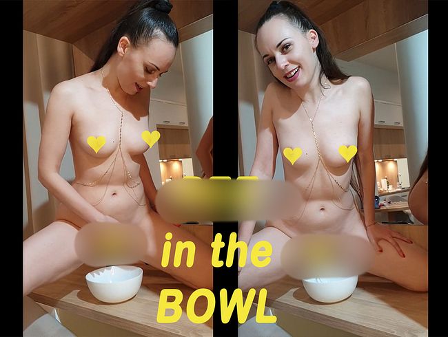 PEE in the BOWL