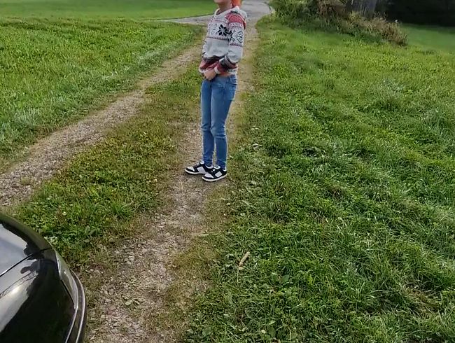 Beim pin**ln gefilmt worden