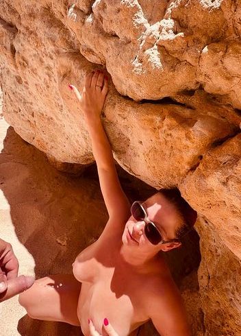 Am Strand Vollpi**en