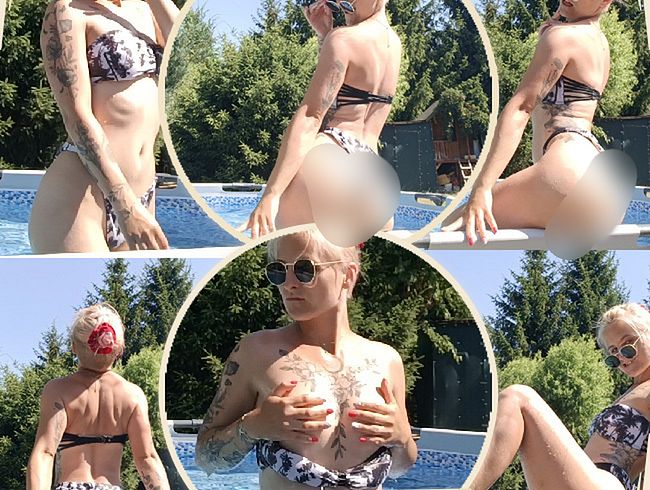 Entspannter Nachmittag im Pool