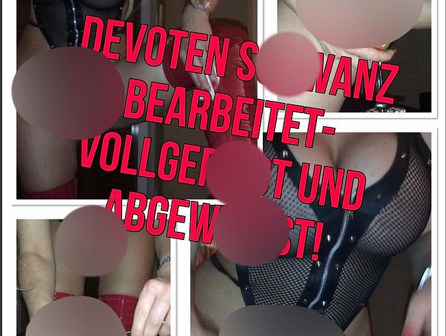 Devoten geilen schw**z bepi**t, bearbeitet und abgewi**st!!!