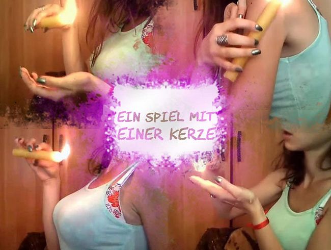 Ein Spiel mit einer Kerze